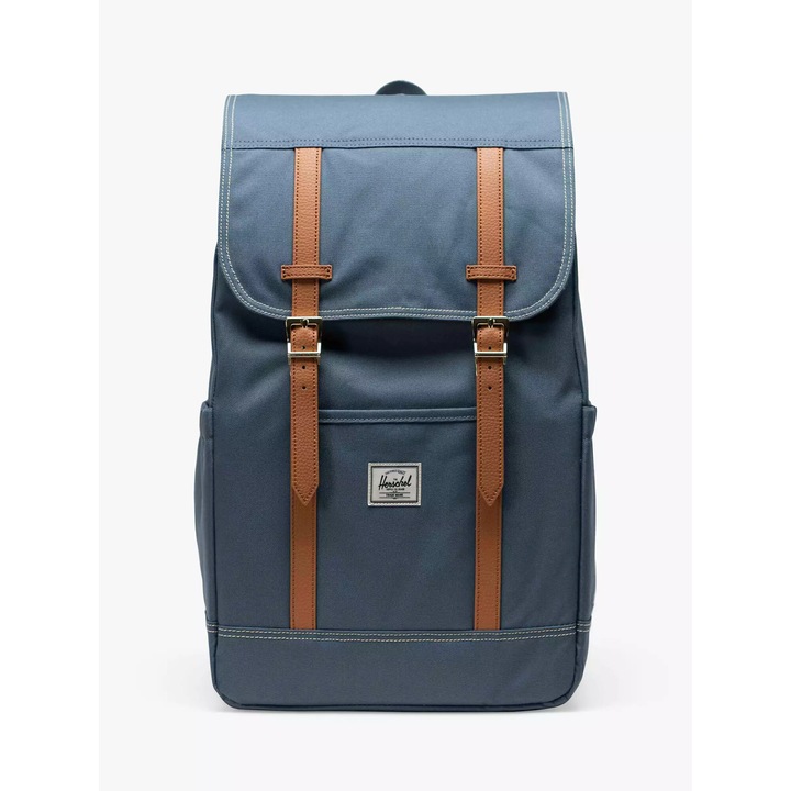Градска синя раница Herschel Retreat Blue Mirage/White Stitch