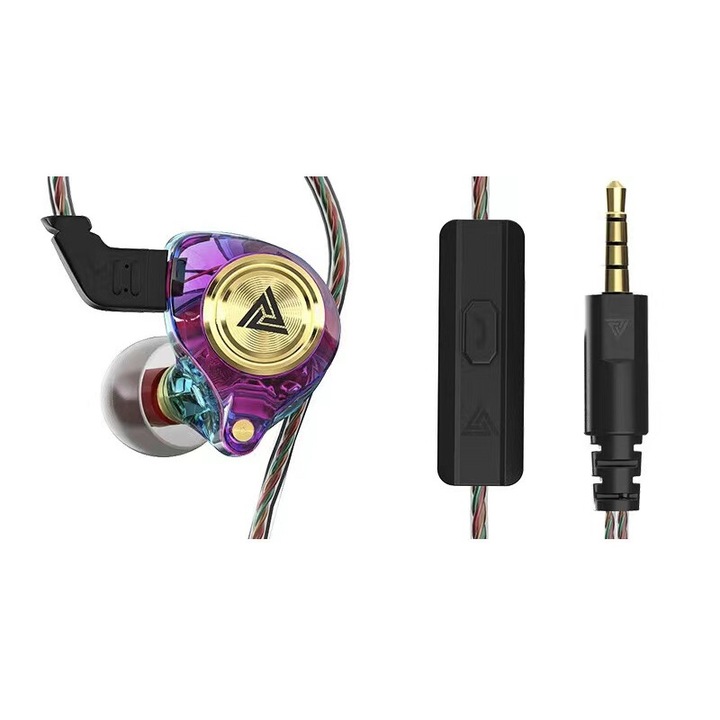 Vezetékes fejhallgató, ultravékony membrán, tiszta hangzás és mély basszus, levehető gubancgátló kábel, sokszínű, 3,5 mm-es jack csatlakozó