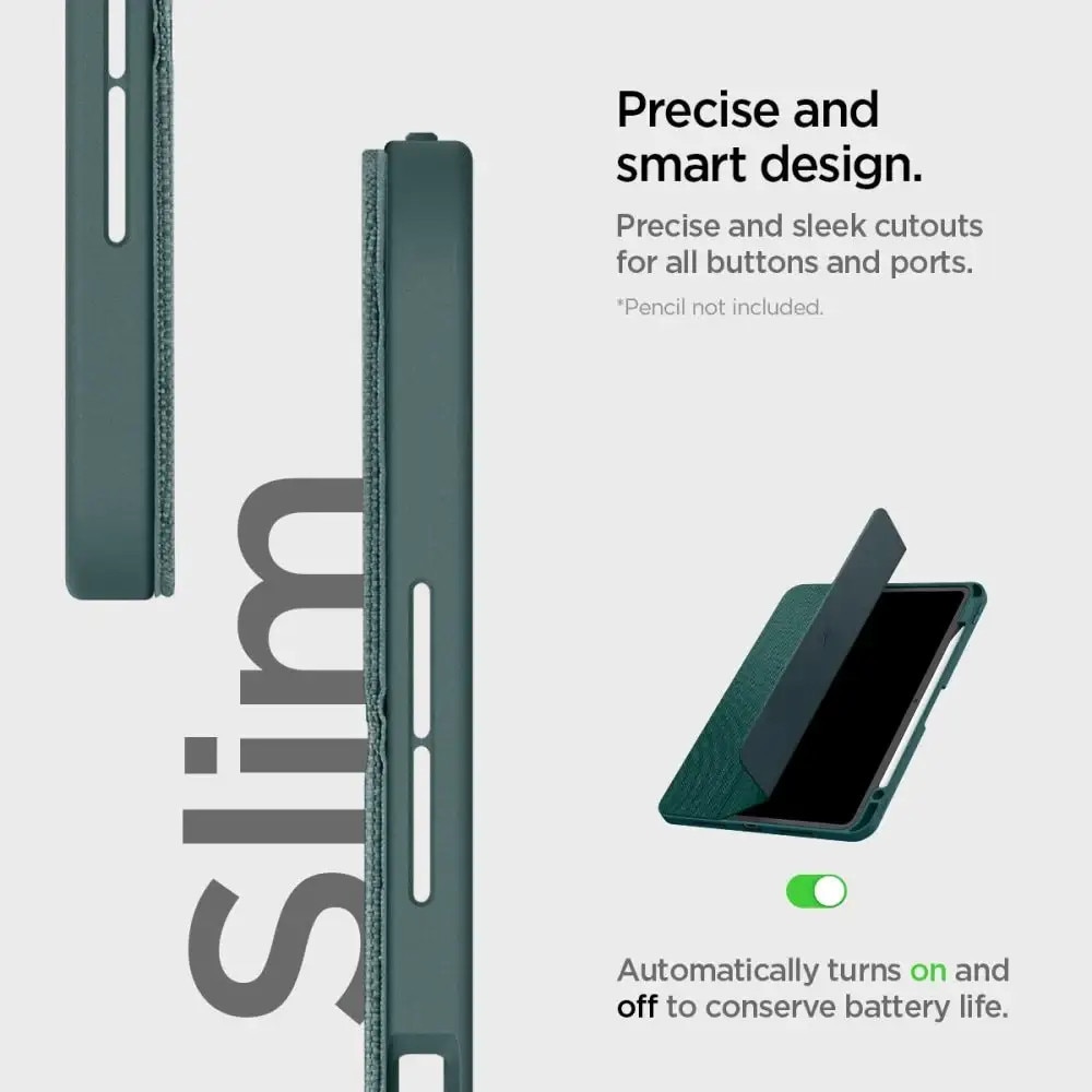 Husa pentru iPad Pro 11 (2024) - Spigen Urban Fit - Midnight Green