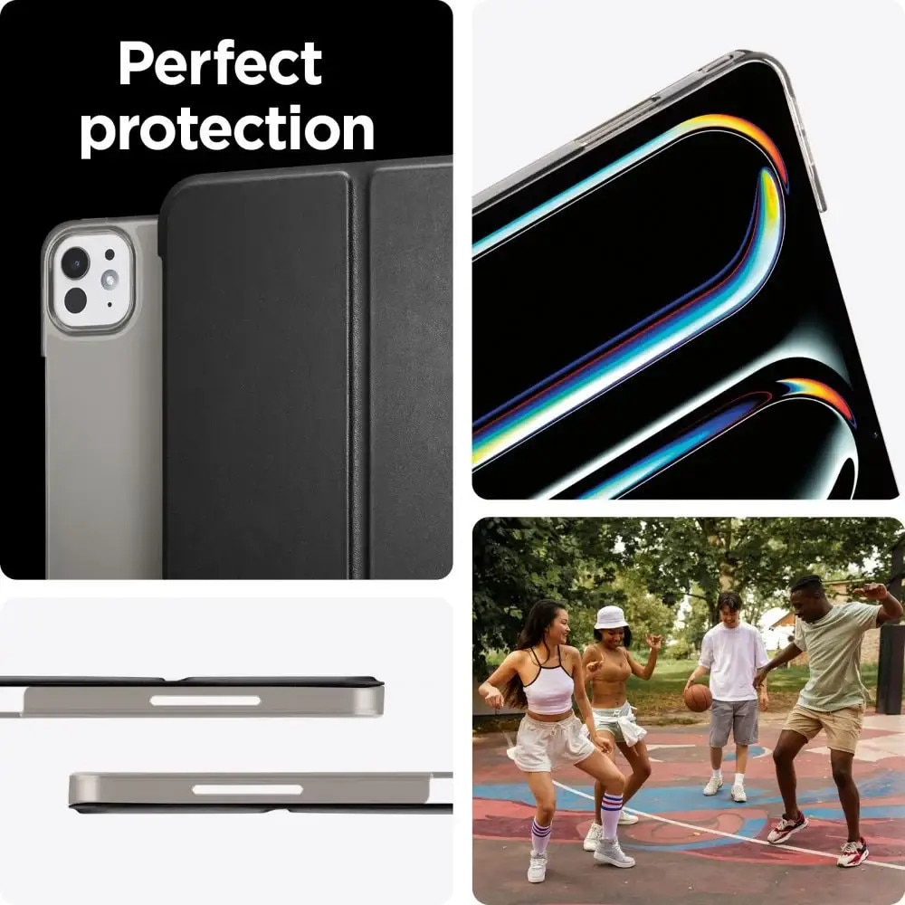 Husa pentru iPad Pro 13 (2024) - Spigen Smart Fold - Black