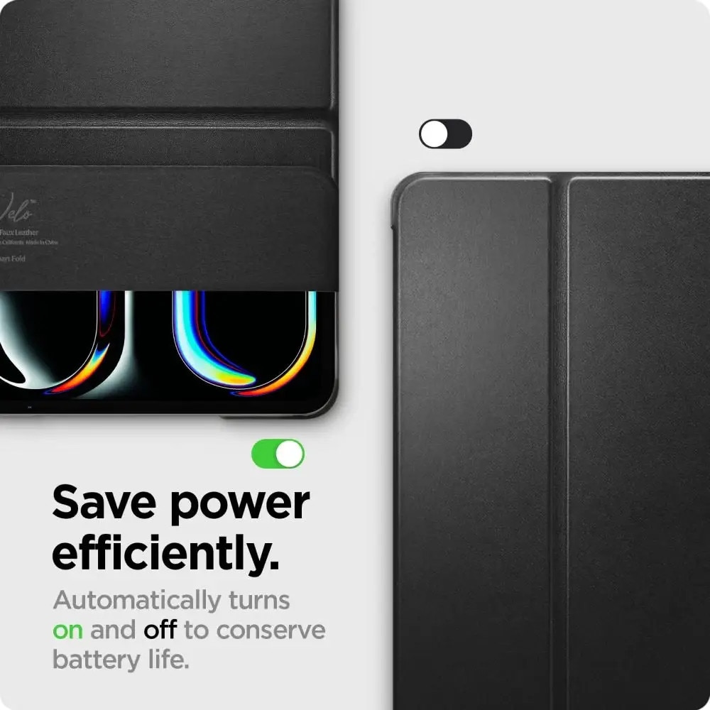 Husa pentru iPad Pro 13 (2024) - Spigen Smart Fold - Black