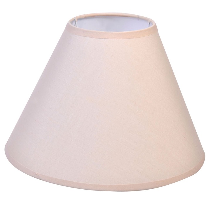 Абажур, 10x17x25, бежов