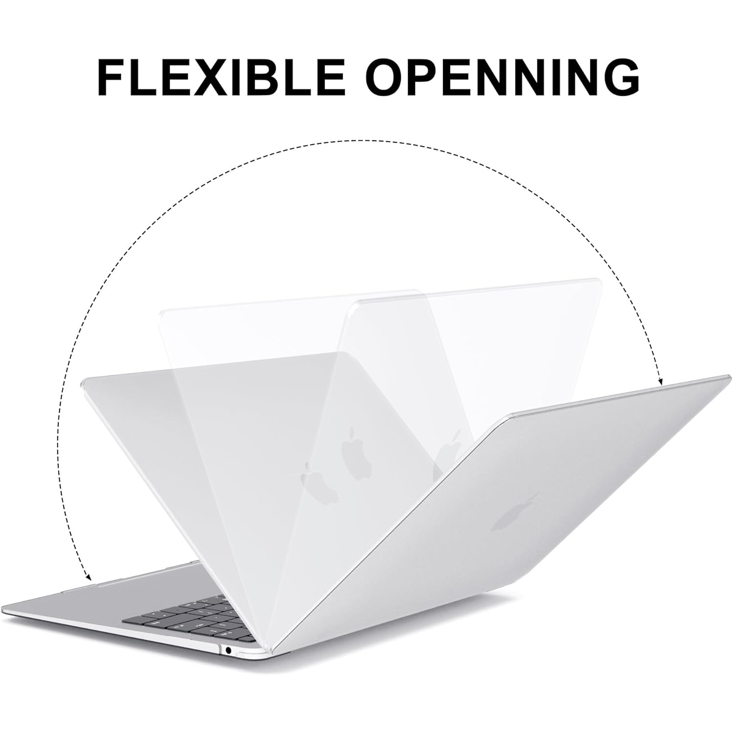 Carcasa pentru MacBook Air 13 M1 Hard Shell Frost transparent mat