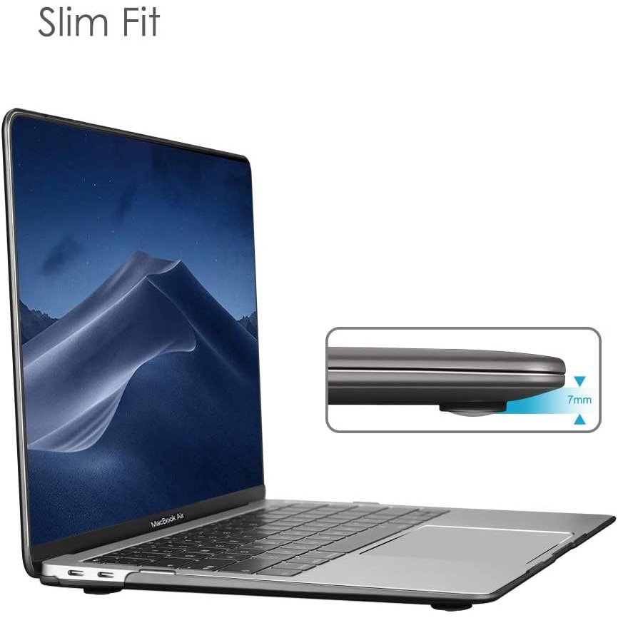 Carcasa pentru MacBook Air 13 M1 Hard Shell Frost negru mat