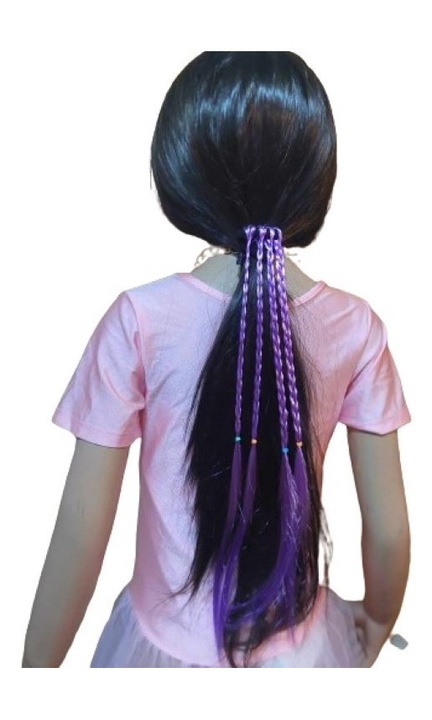 Codita de par impletita mov 40 cm