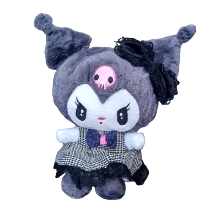 Jucarie plus, Kuromi, Gri, 25 cm, 3+
