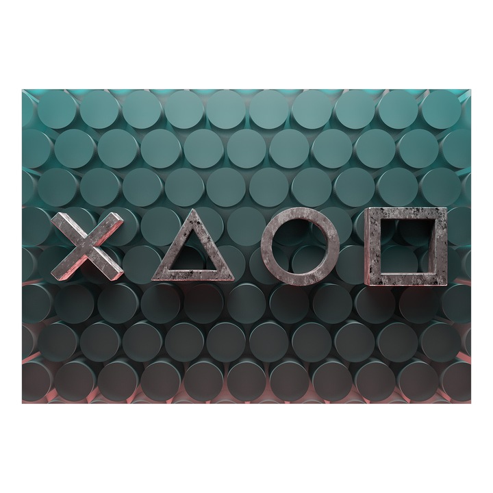 Fototapet Premium - Symbols in Green - 450 x 315 cm