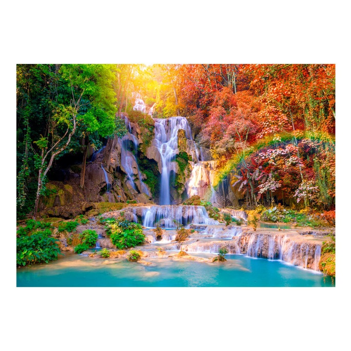 Fototapet Premium - Tat Kuang Si Waterfalls - 450 x 315 cm