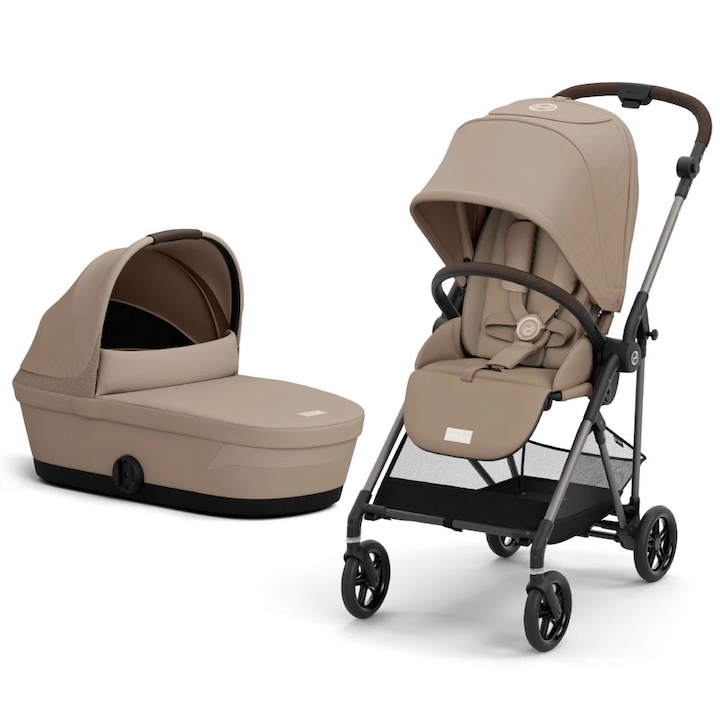 Детска количка Cybex Melio 2 в 1 Almond Beige