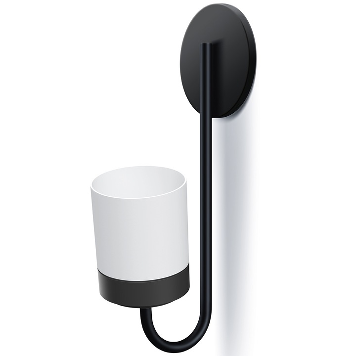 Ghiveci de perete, nabbi, IKBH800, alb / negru