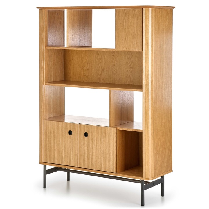 Raft, Halmar, Inteligent REG-2, stejar natural / negru