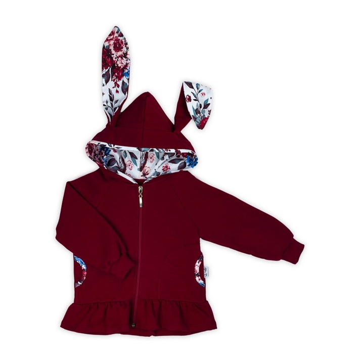 Sportkapucsi lanyoknak, Nicol, Cotton, Visiniu, Bordó