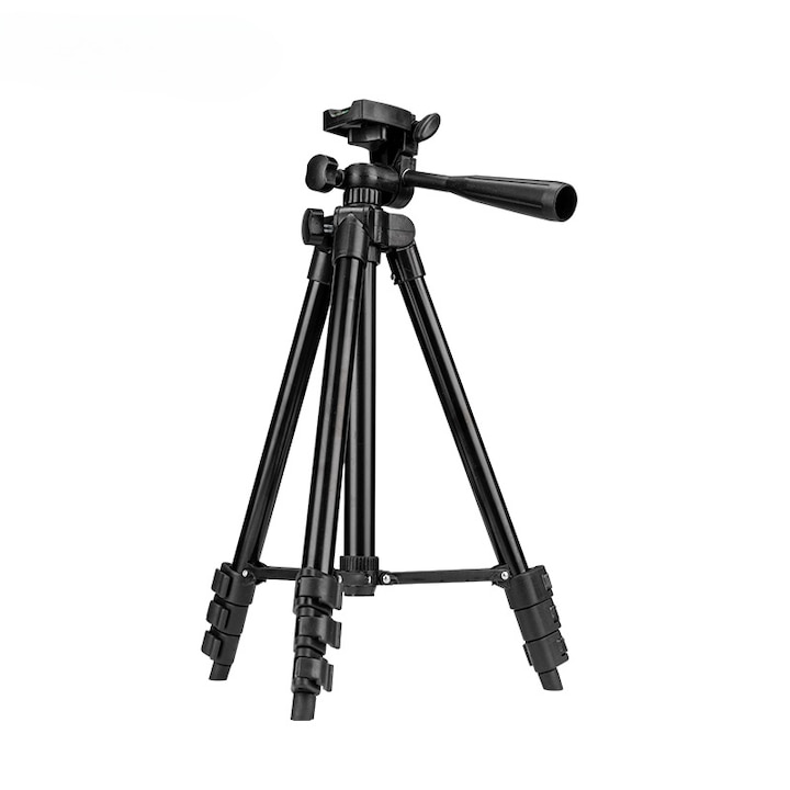 Статив, максимална височина 1020 mm, максимално натоварване 1,5 kg, 3D глава, нивелиращ дизайн, лек и преносим, 4-секционни крака