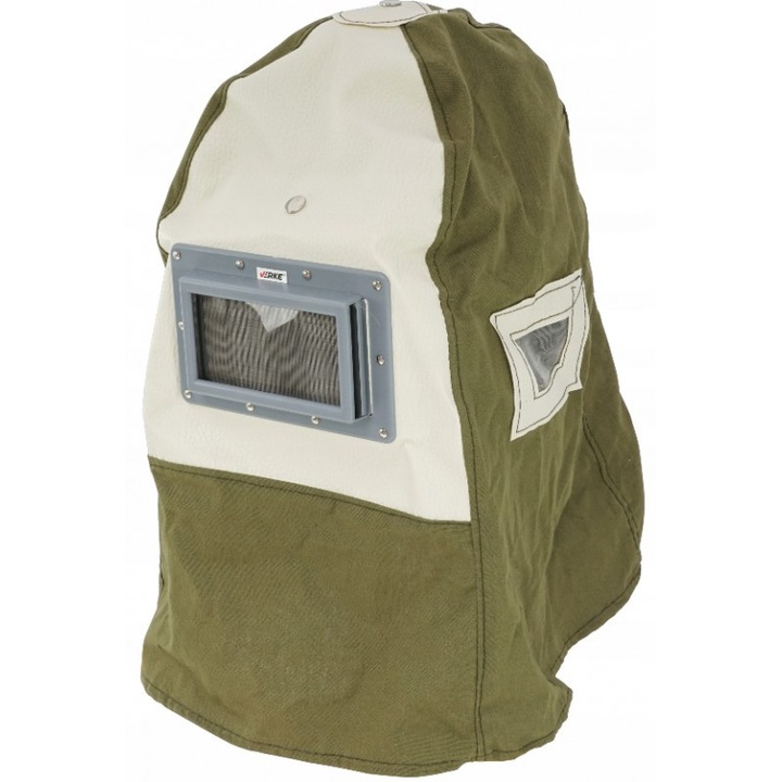 Casca + masca halat protectie sablare nisip (V81090)