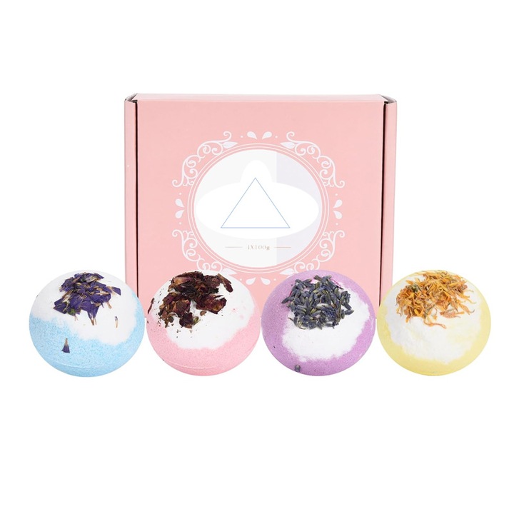 Set Bombe de Baie Unisex, Arome Variate, Multicolor, Ingrediente Naturale