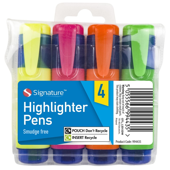 Set de Evidentiatoare Colorate, Markere Neon, 10 bucati, Multicolor