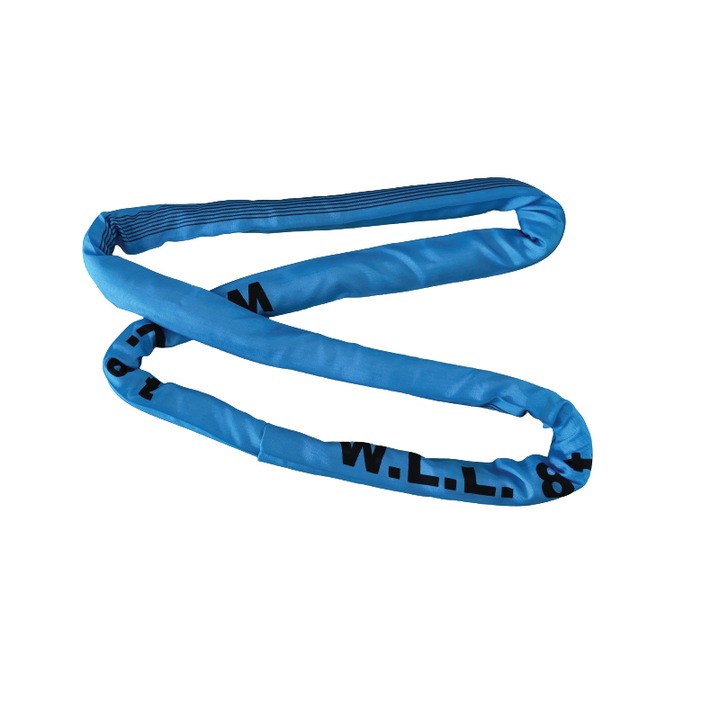 Chinga tubulara circulara de ridicare din poliester 8 tone 9m