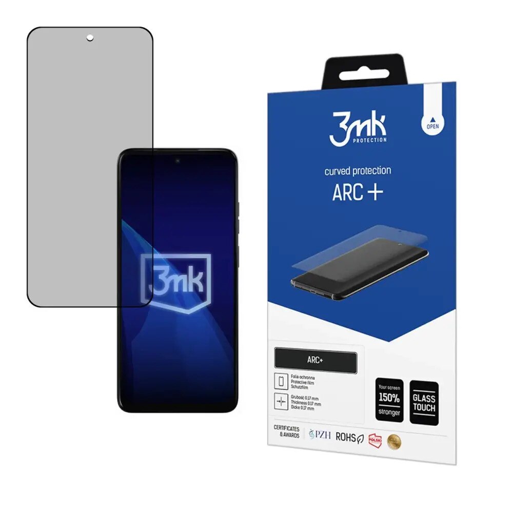 Folie pentru Motorola Moto G85 - Techsuit 111D Full Cover / Full Glue Glass / 3D Curved Screen - Black