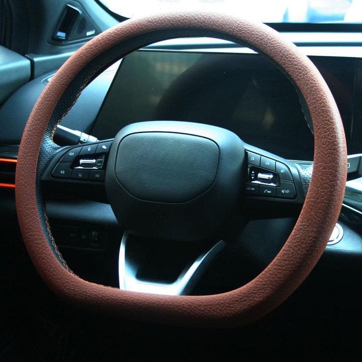 Husa Volan Maro din Silicon Elastic, Pentru Protejarea Volanului Masinii si Condus Confortabil, Universal Compatibila, Diametru 32-40 cm, CBD CORAL BEST DEALS