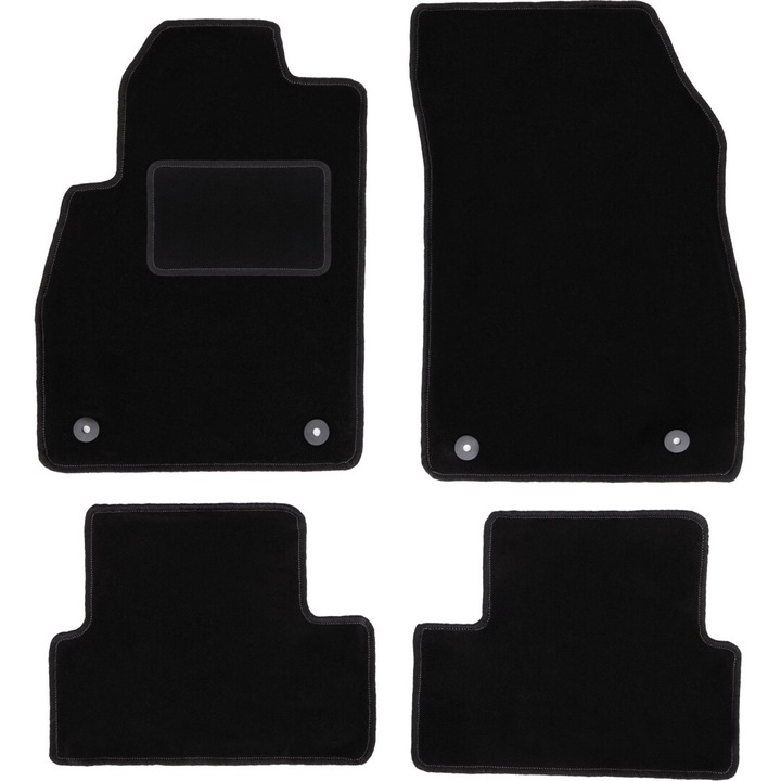 Set Covorase Auto, Wielganizator, Opel Astra J, Textil, Negru
