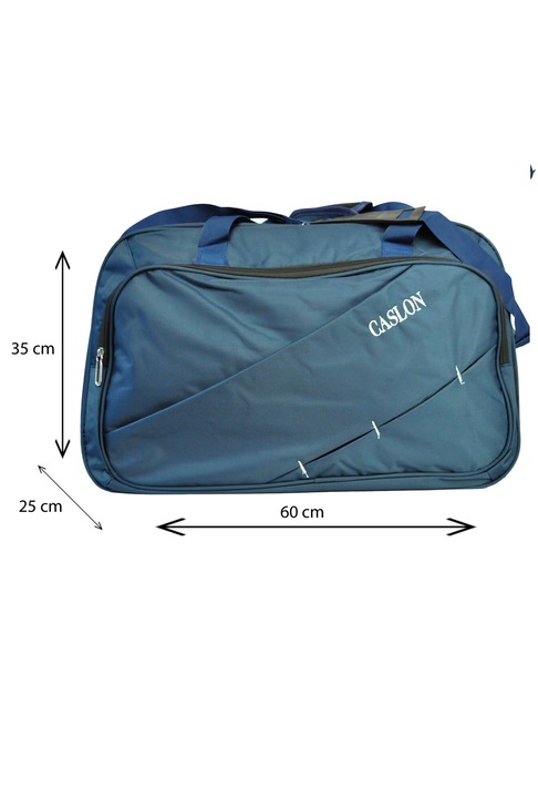 Férfi válltáska, kék, 60x25x35 cm