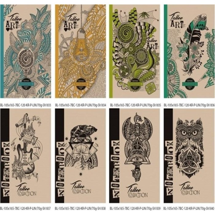 Caiet decorativ Fresh, 120 pagini liniate, mix modele, 10.5x16.5cm