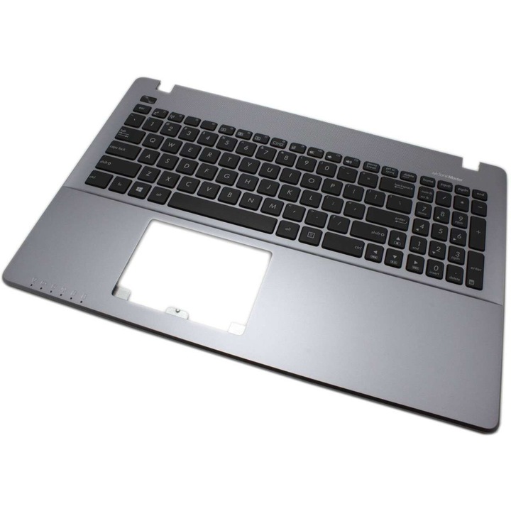Съвместима клавиатура Asus 0KN0 RB1FS13, черна, с, Palmrest, черна, 13NB03VBAP0301, 1625DA000A6, 90NB06EB, R31US0, 9Z, N8SSU, B0P, A550CA, A550CC, A550CL, A550DP, A550EP, A550JD