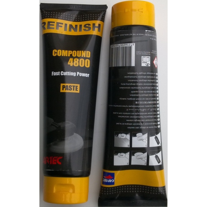 Pasta de polisare Cartec 4800, eliminare defecte lakiernicze, 0.4L