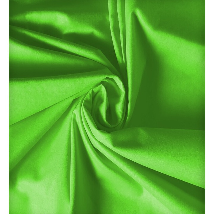 Material bumbac ranforce Oeko-Tex 100 cm x 240 cm verde