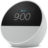 Boxa inteligenta Amazon Echo Spot 2024, Display 2.83", Wi-Fi, Bluetooth, Alb