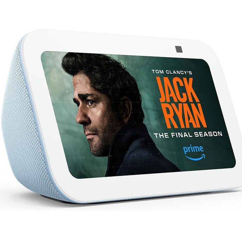 Boxa inteligenta Amazon Echo Show 5 2023 (3rd Gen), Display 5.5", Camera 2 MP, Wi-Fi, Bluetooth, Albastru