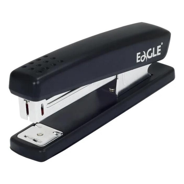 Eagle 4001 BD телбод, метален, капацитет 20 листа, черен, 58x168 mm