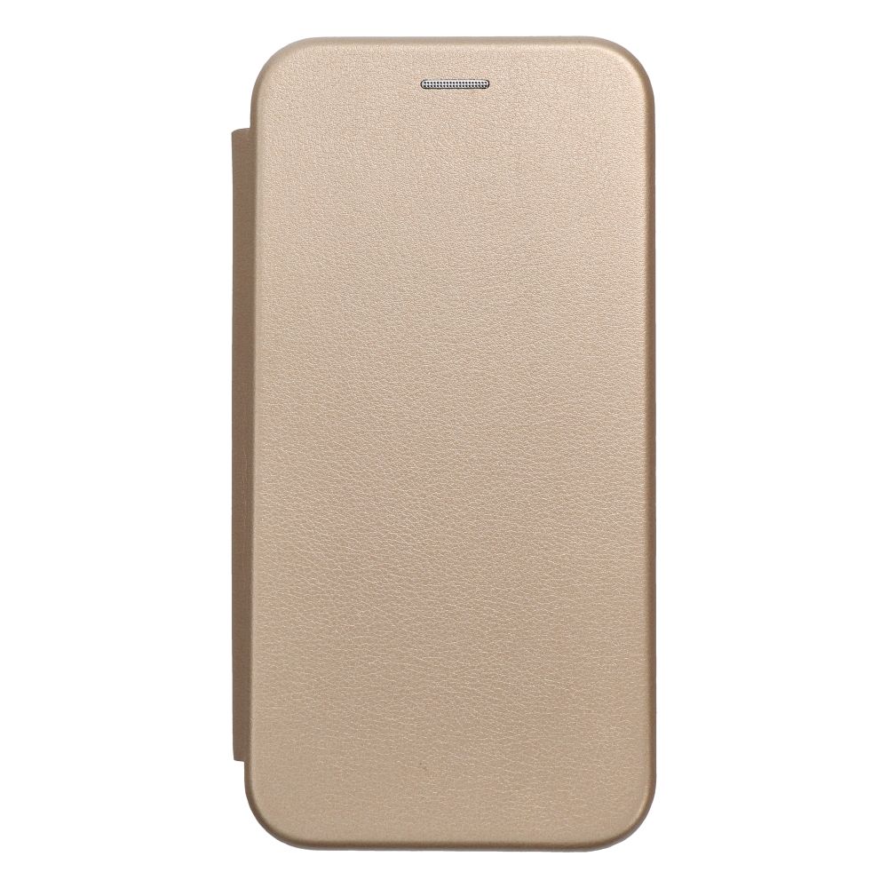 Husa de protectie PremiumCell Tip carte pentru Samsung A14, Suport card, Functie de Stand si Inchidere Magnetica, Protectie Sporita, Auriu
