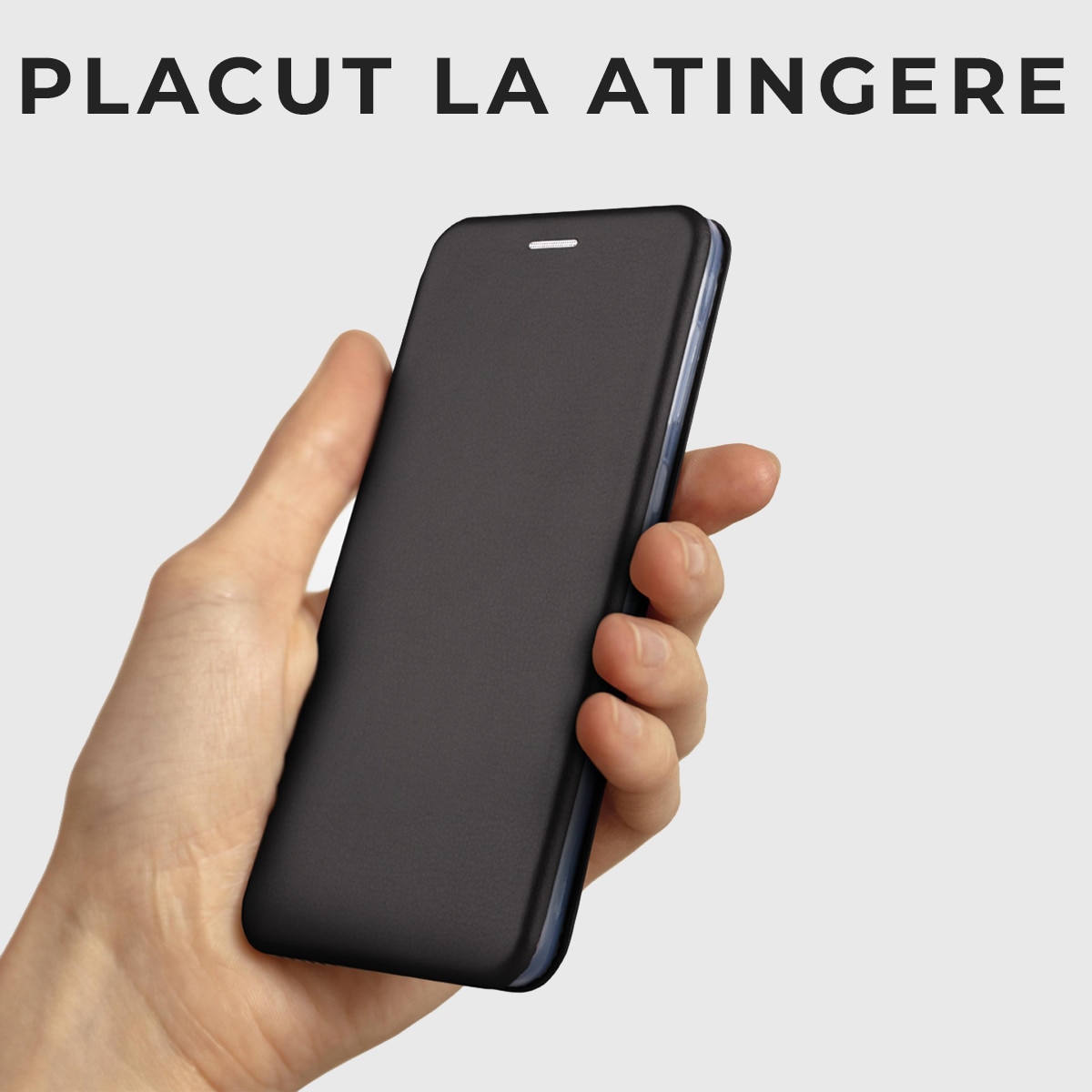 Husa de protectie PremiumCell Tip carte pentru Samsung A34, Suport card, Functie de Stand si Inchidere Magnetica, Protectie Sporita, Negru