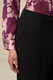 Oltre, Pantaloni uni evazati, Negru, 48