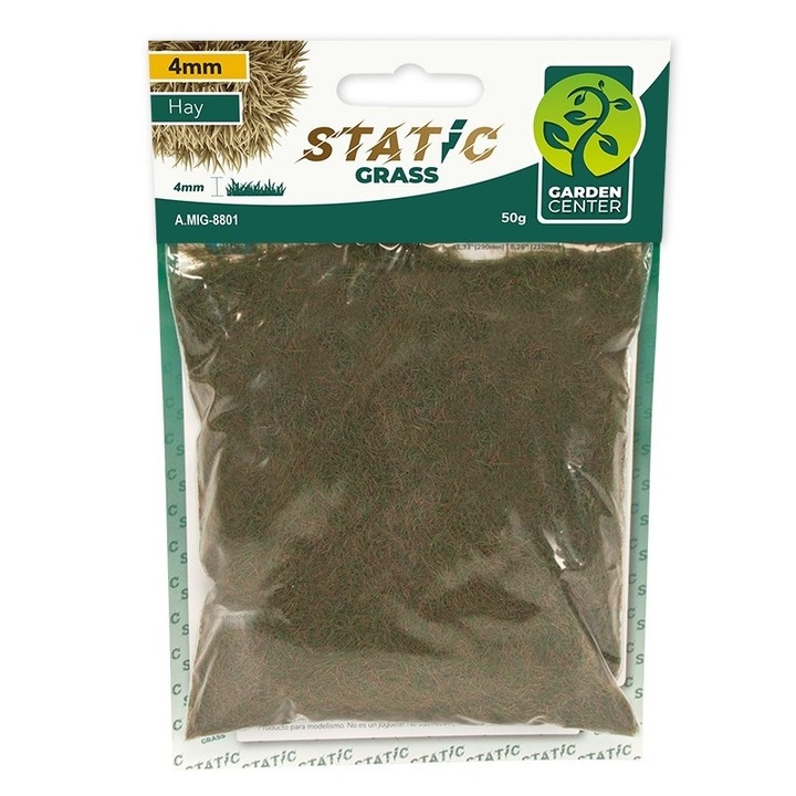 Statikus fű diorámákhoz A.Mig 8800 Static Grass Hay 2 mm 50gr MIG 8800