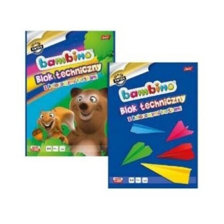 Bloc desen Bambino ST-Majewski, A4, 10 foi, mix modele, 301x213mm