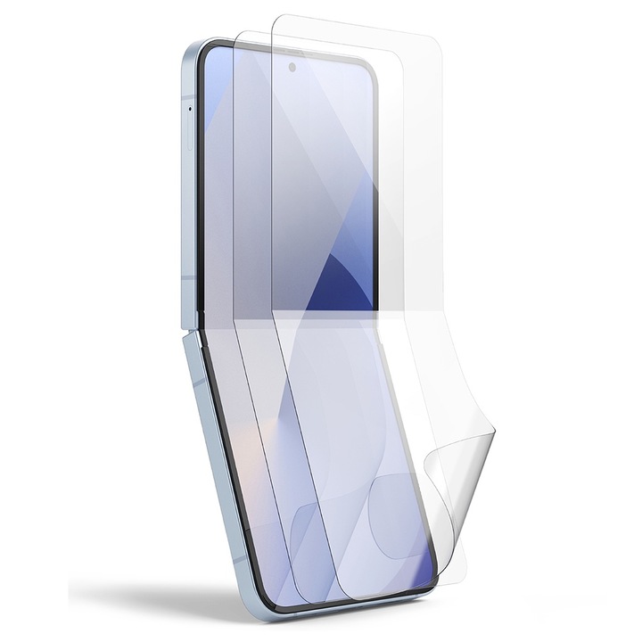 Pachet 2 x folie pentru Samsung Galaxy Z Flip 6 Easy Film Full Coverage transparenta