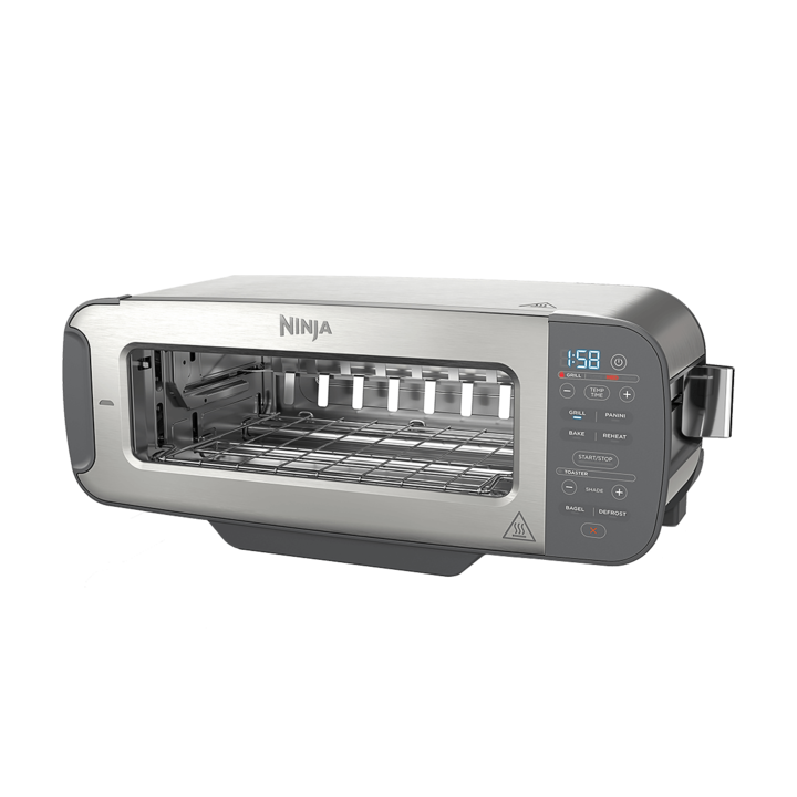 Тостер Ninja Foodi ST202EU, 3 в 1, 2400 W, 7 функции, сребрист
