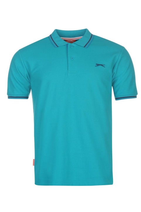 Tricou polo barbati Slazenger Plainer, Turcoaz