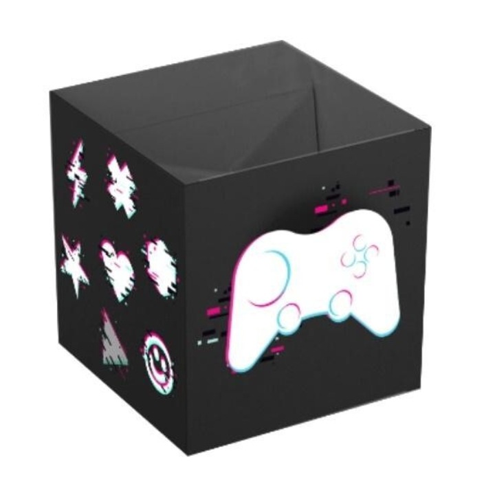 MCD gamer asztali rendszerező, 3D elem, 110x85x85 mm, 2021