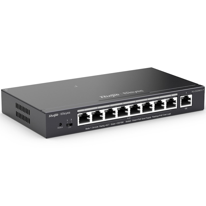 Reyee RG-ES209GC-P PoE Smart Switch, 9 Gigabit port