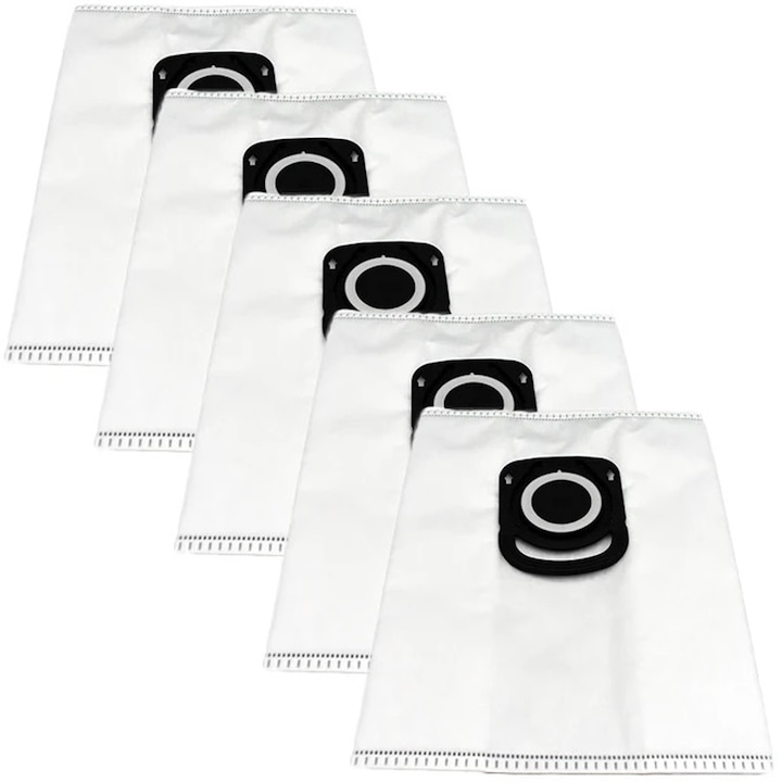 Set 5 saci, Reptila, pentru praf compatibili cu statia aspiratorului Rowenta Compact Power / Silence Force Compact / Silence Compact / X-Tream Power / RO / Tefal TW tip. ZR200540