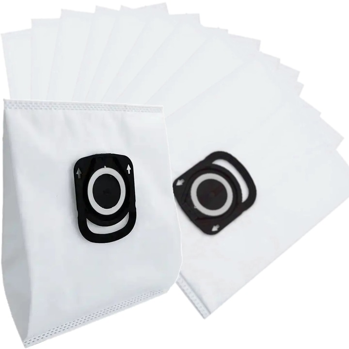 Set 10 saci, Reptila, pentru praf compatibili cu statia aspiratorului Rowenta Compact Power / Silence Force Compact / Silence Compact / X-Tream Power / RO / Tefal TW tip. ZR200540