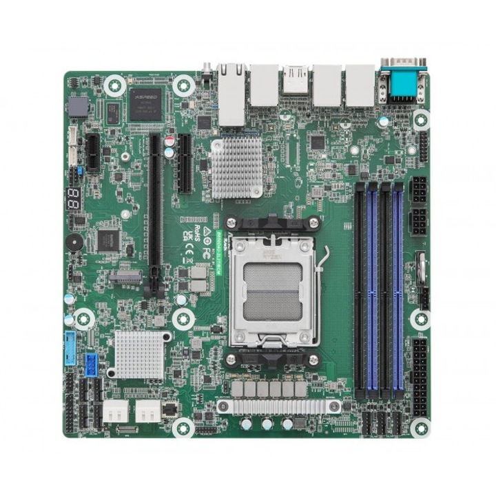 Дънна платка ASRock B650D4U-2L2T, AM5, DDR5-SDRAM, Micro ATX, 243.8x243.8mm