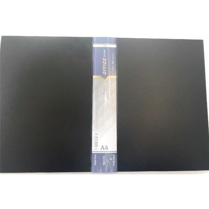 Mapa, Fresh, A4+, 30 folii, negru, 310x235x10mm