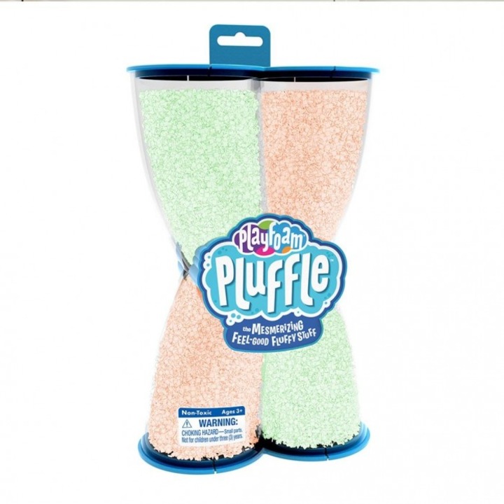 Set modelaj, Playfoam Pluffle Learning Resources, fluorescenta, verde/roz, 3+ ani