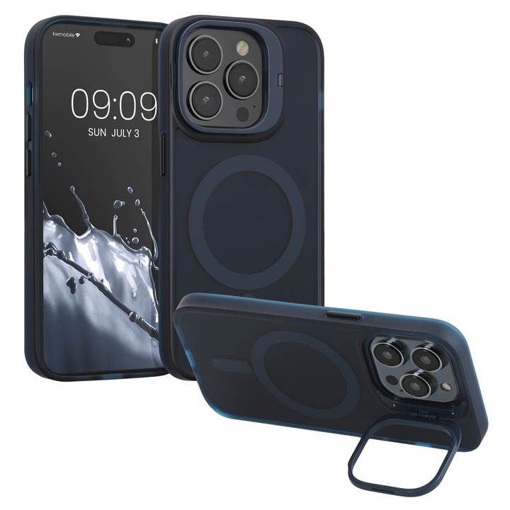 ΠΠ°Π»ΡΡ Kwmobile Π·Π° Apple iPhone 14 Pro, ΡΡΠΌΠ½ΠΎ ΡΠΈΠ½/ΠΏΡΠΎΠ·ΡΠ°ΡΠ΅Π½, ΡΠΈΠ»ΠΈΠΊΠΎΠ½, 61937.17