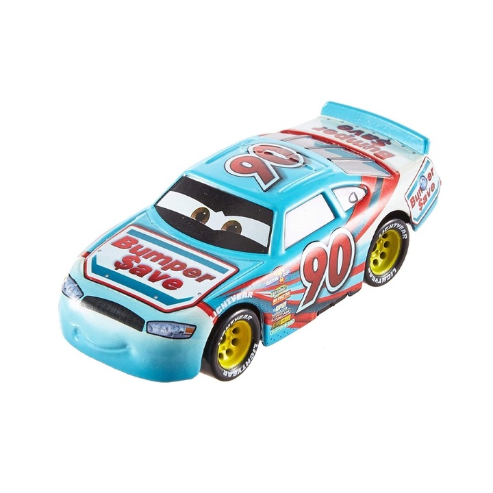 Количка за игра Disney/Pixar Cars 3 Toy Car #1403046 1-31, Ponchy Wipeout, Мащаб 1:55, 3+, 7.5 х 2.5 см, Син