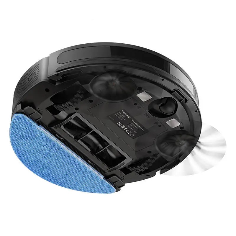 Aspirator robot Lubluelu SL60 Plus, navigare LiDAR, mopare, negru, 120 min autonomie